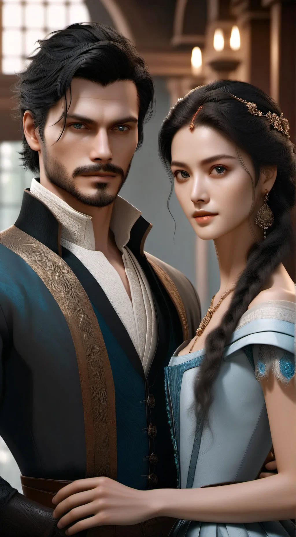 ai character: Alexandra & Piotr background