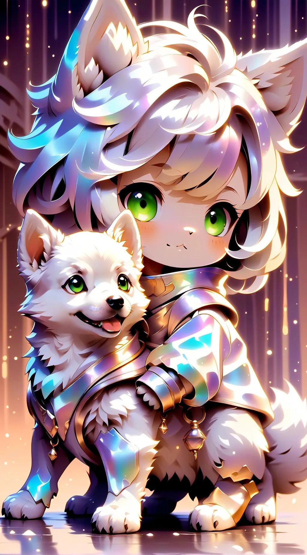 ai character: bebé dogday background
