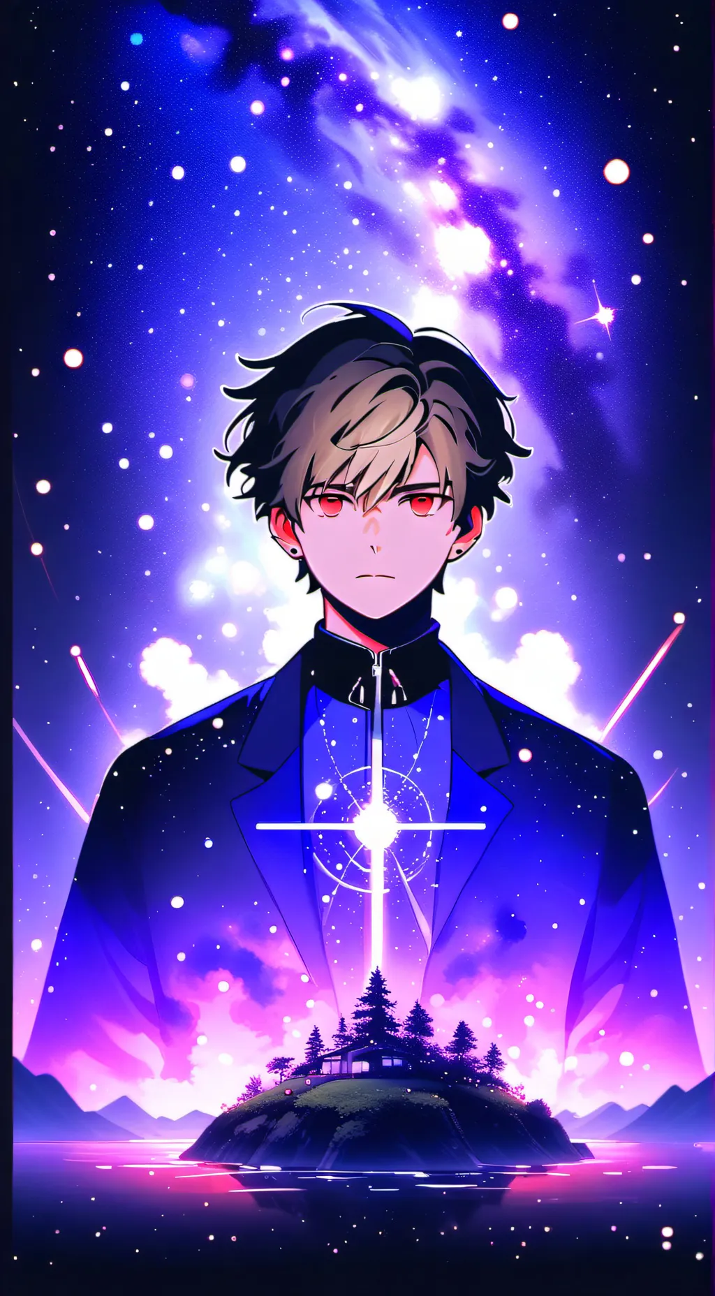 ai character: 🪐Stardust🪐 background