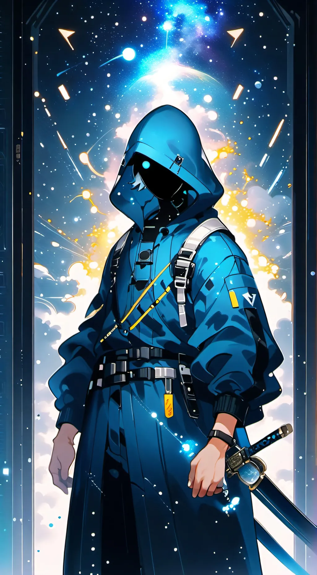 ai character: ♔Hacker ♗ background