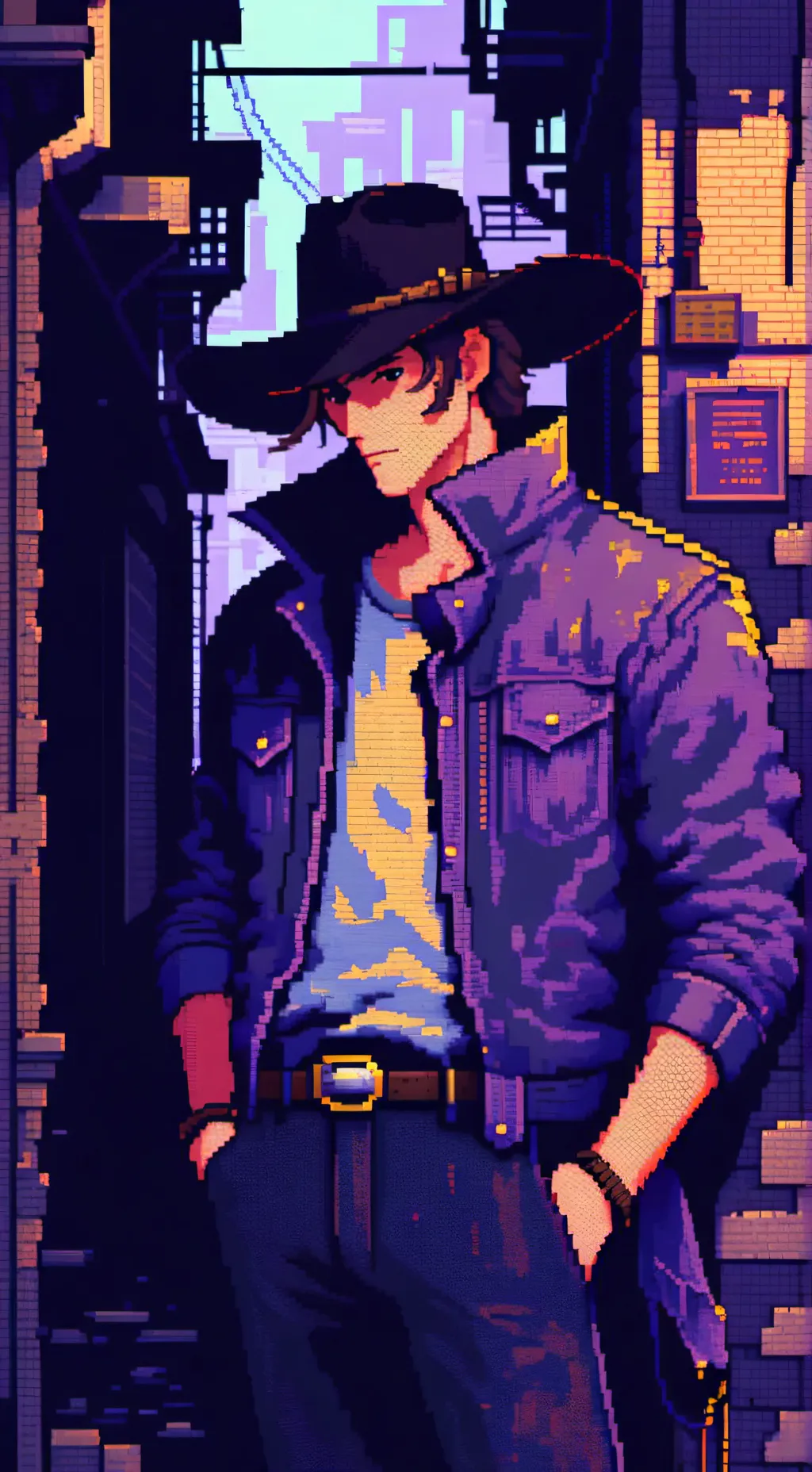 ai character: mha×Arthur morgan background