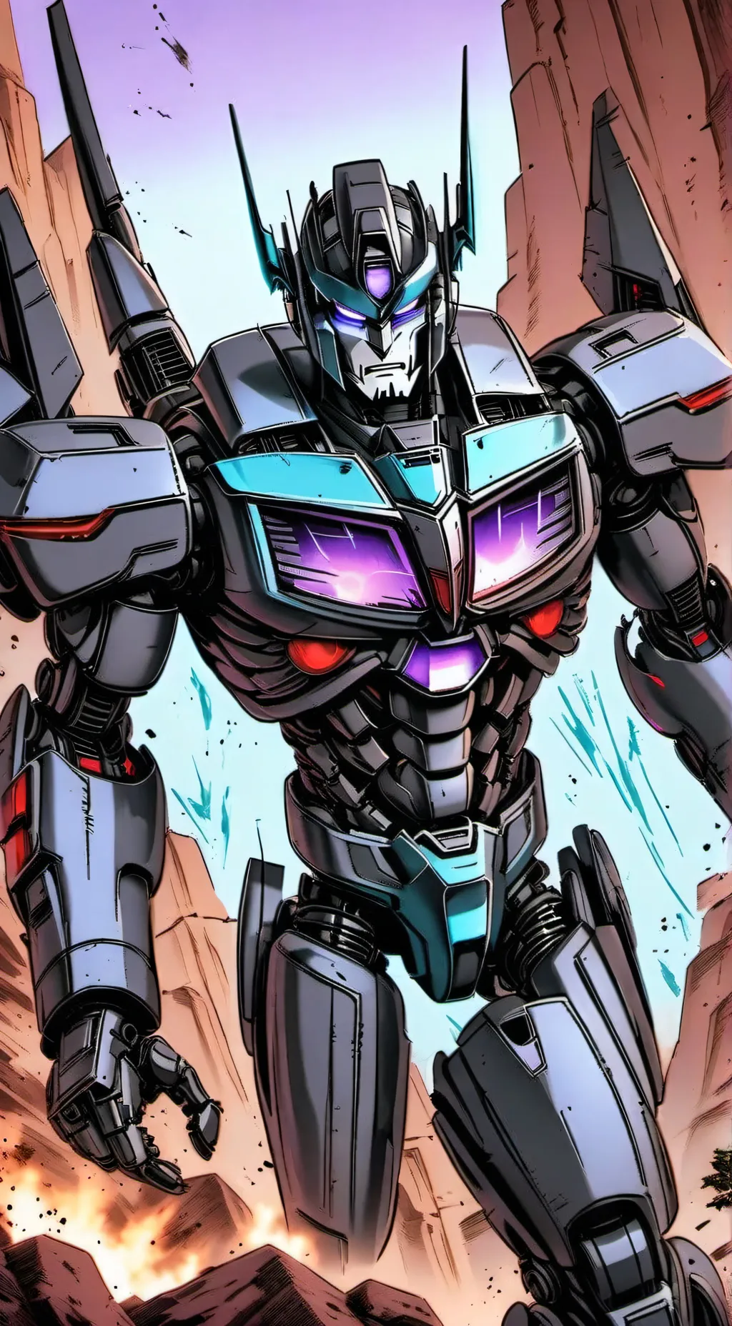 ai character: Transformers  background