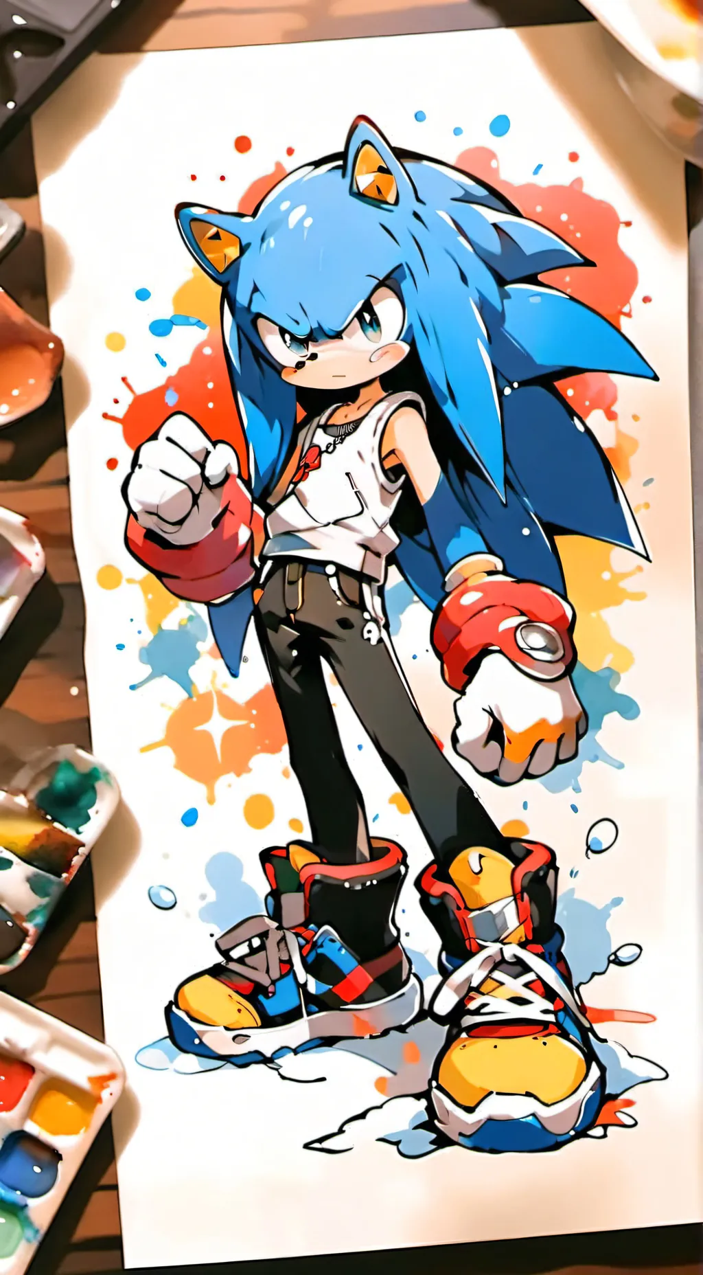 ai character: Sonic Crew  background