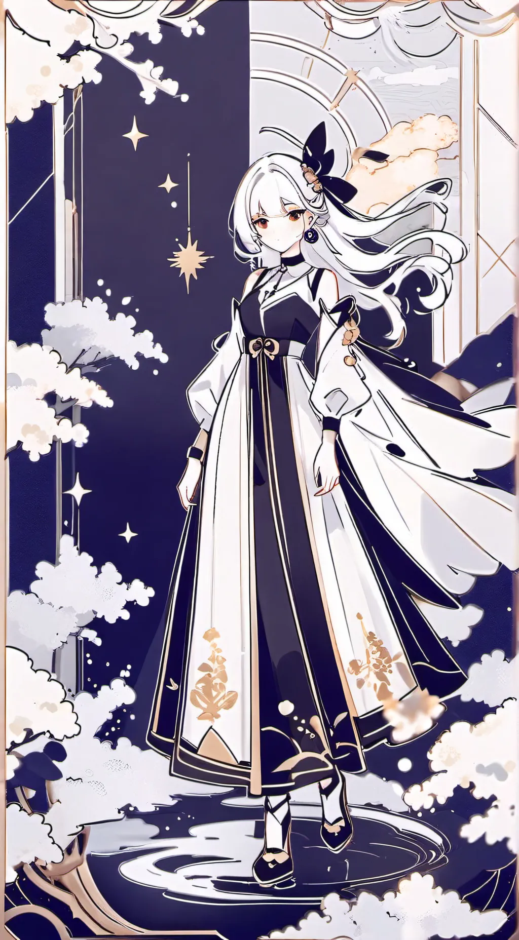 ai character: Uwu  background
