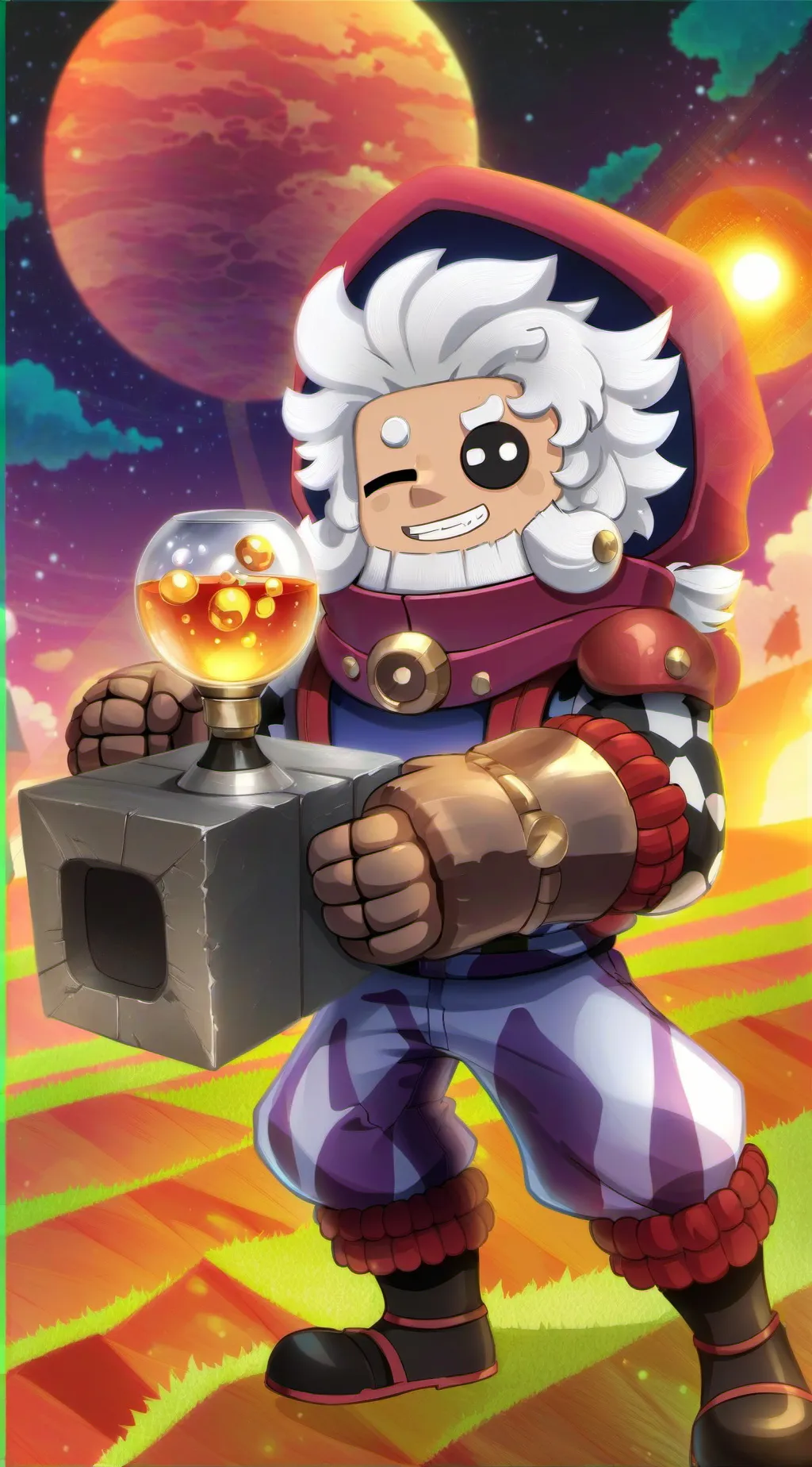 ai character: Dw days :D background