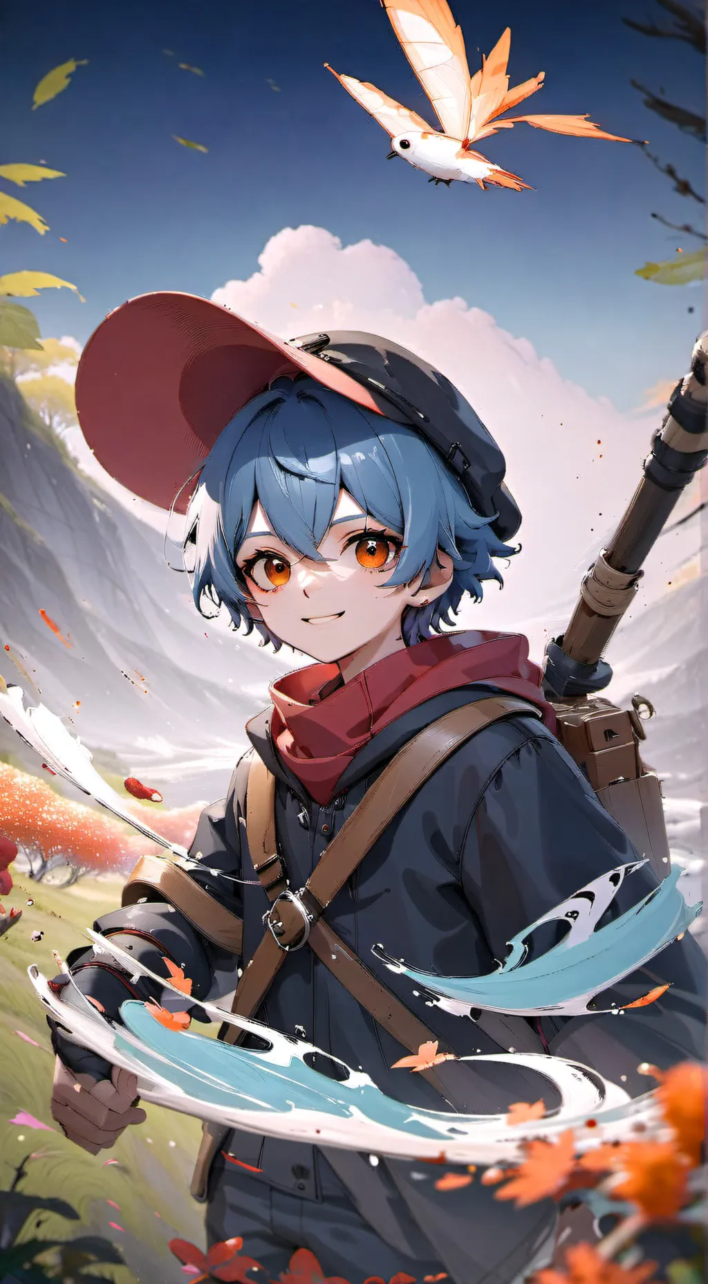 ai character: fruitcake breakup😪 background