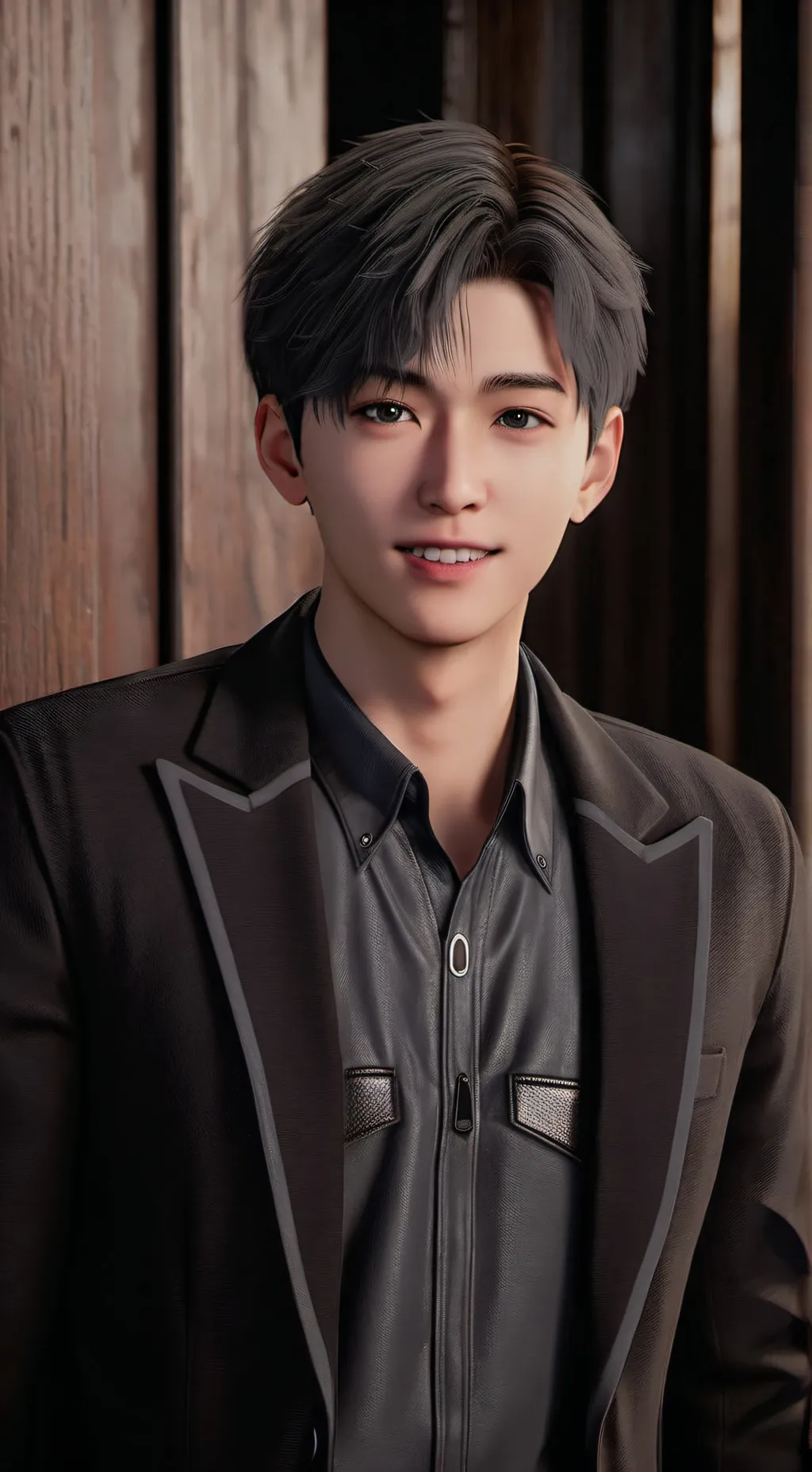 ai character: woojin  background