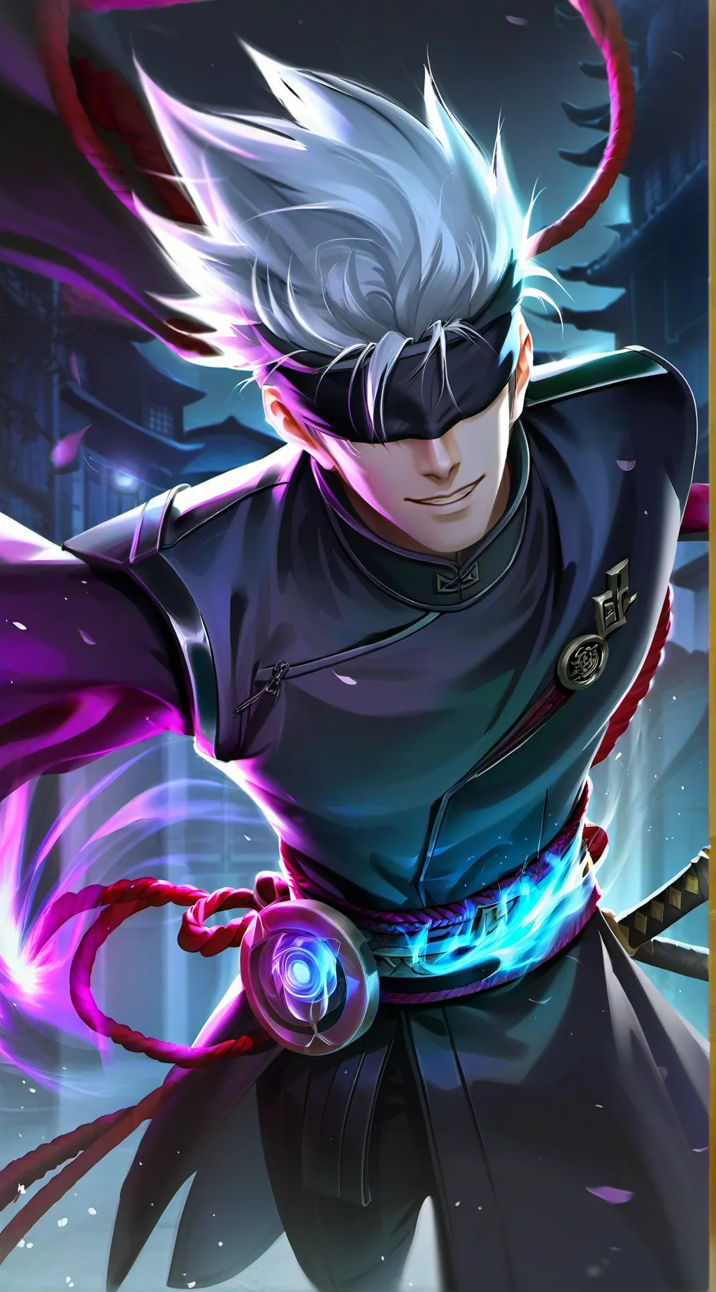 ai character: Satoru Gojo background