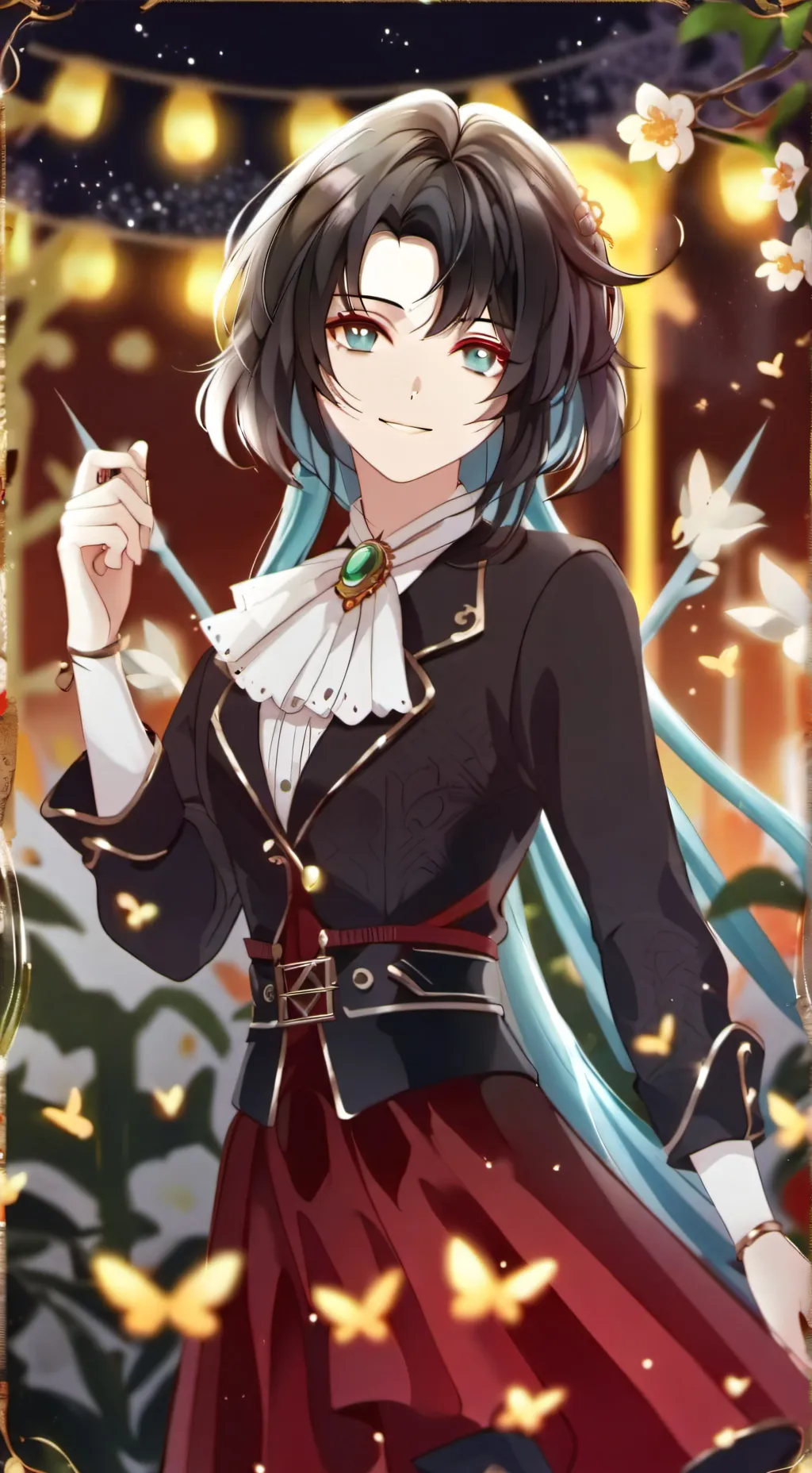 ai character: Ruby background