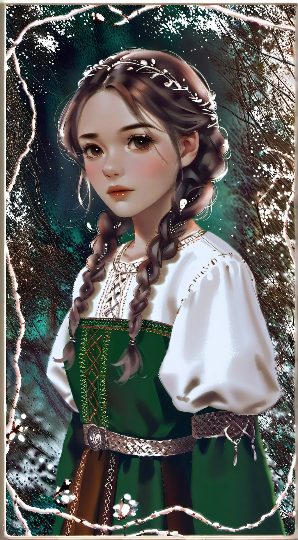 ai character: Tina background