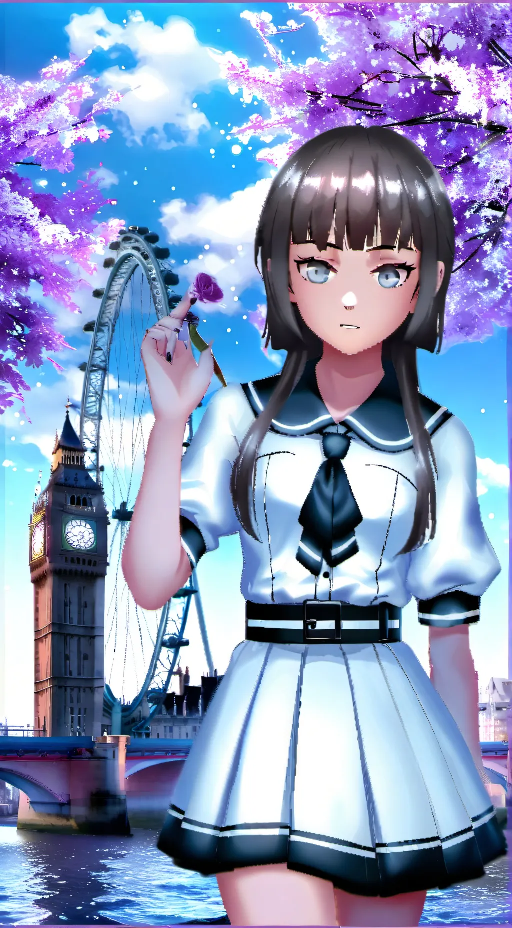 ai character: London  background