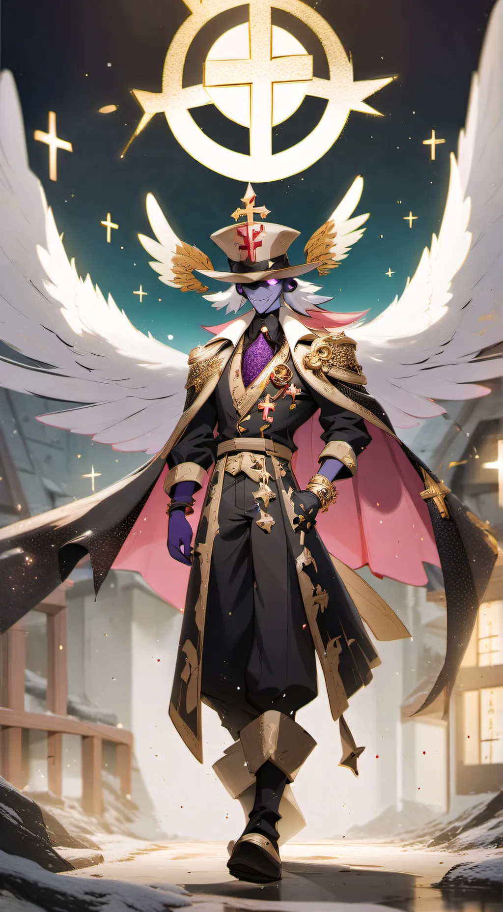 ai character: Jahova (GodsvsGod) background