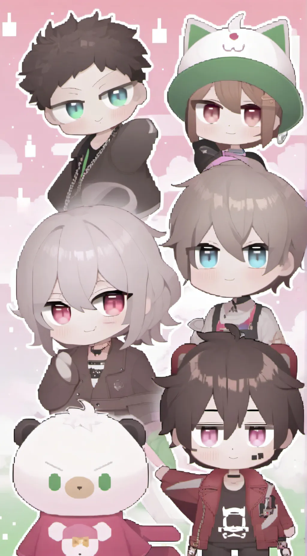 ai character: My bffs crushes background