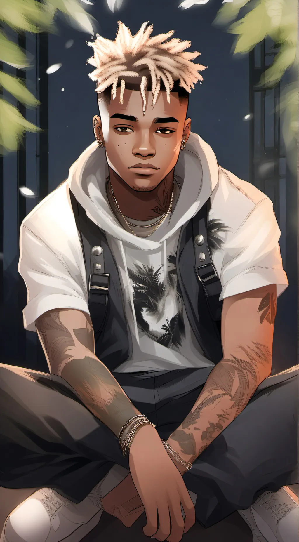 ai character: crazy fans background