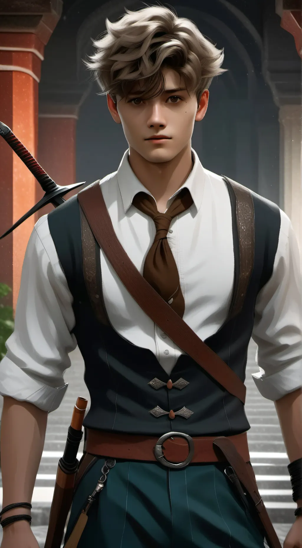 ai character: Harrison  background