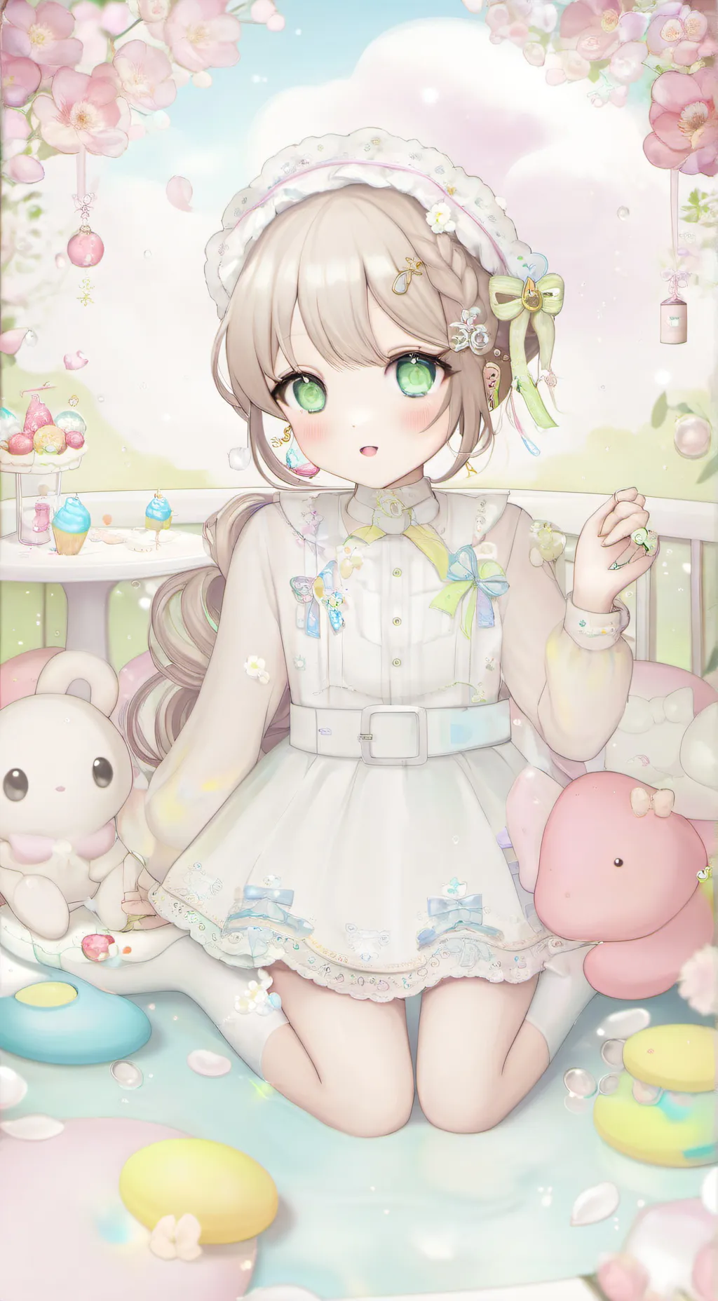 ai character: zia coral background