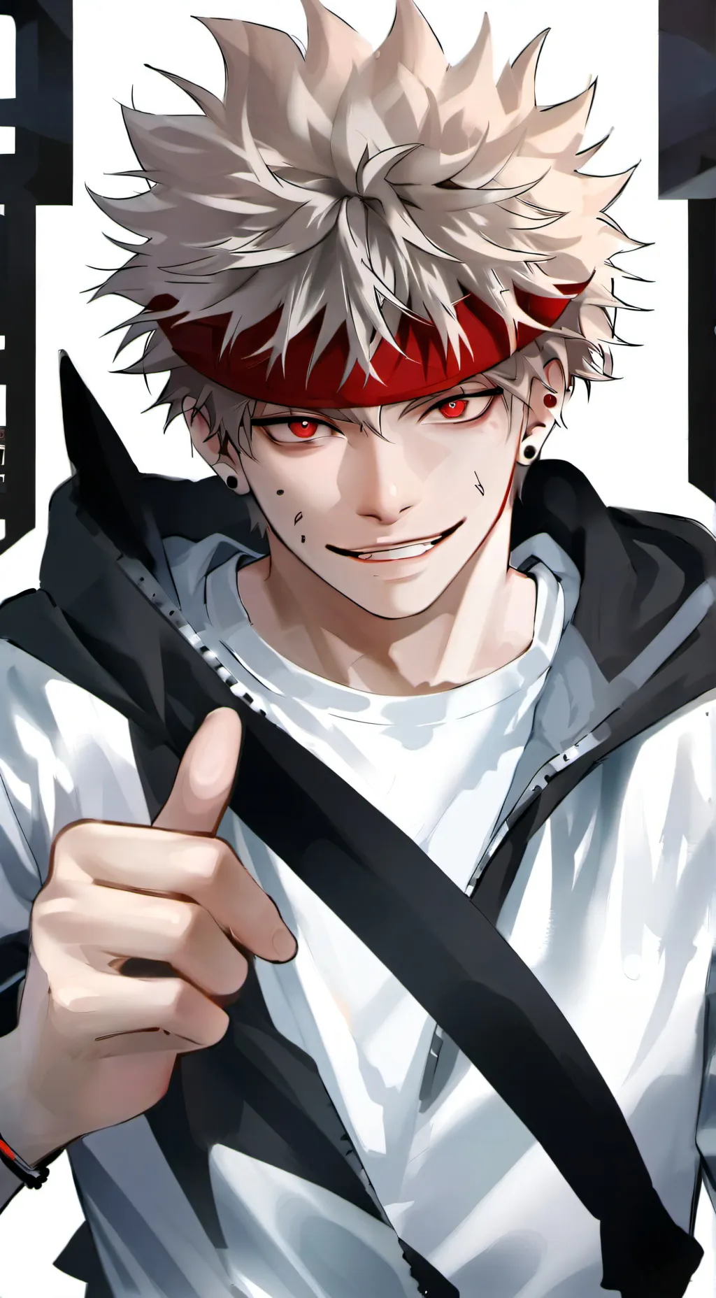 ai character: ⋅˚₊‧ Bakugo background