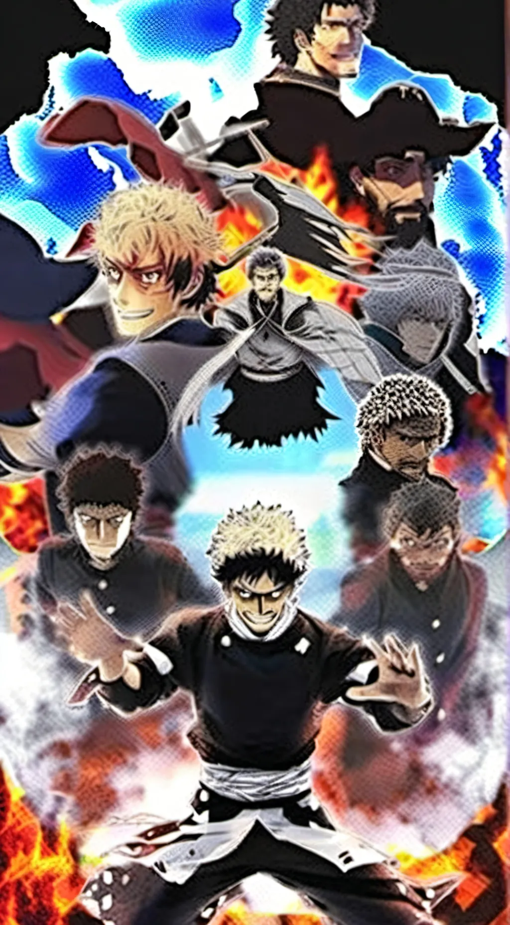 ai character: Black clover background