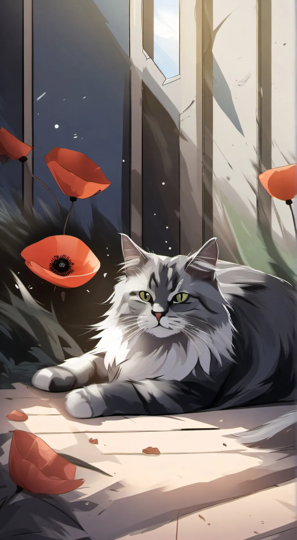 ai character: Catnap  background