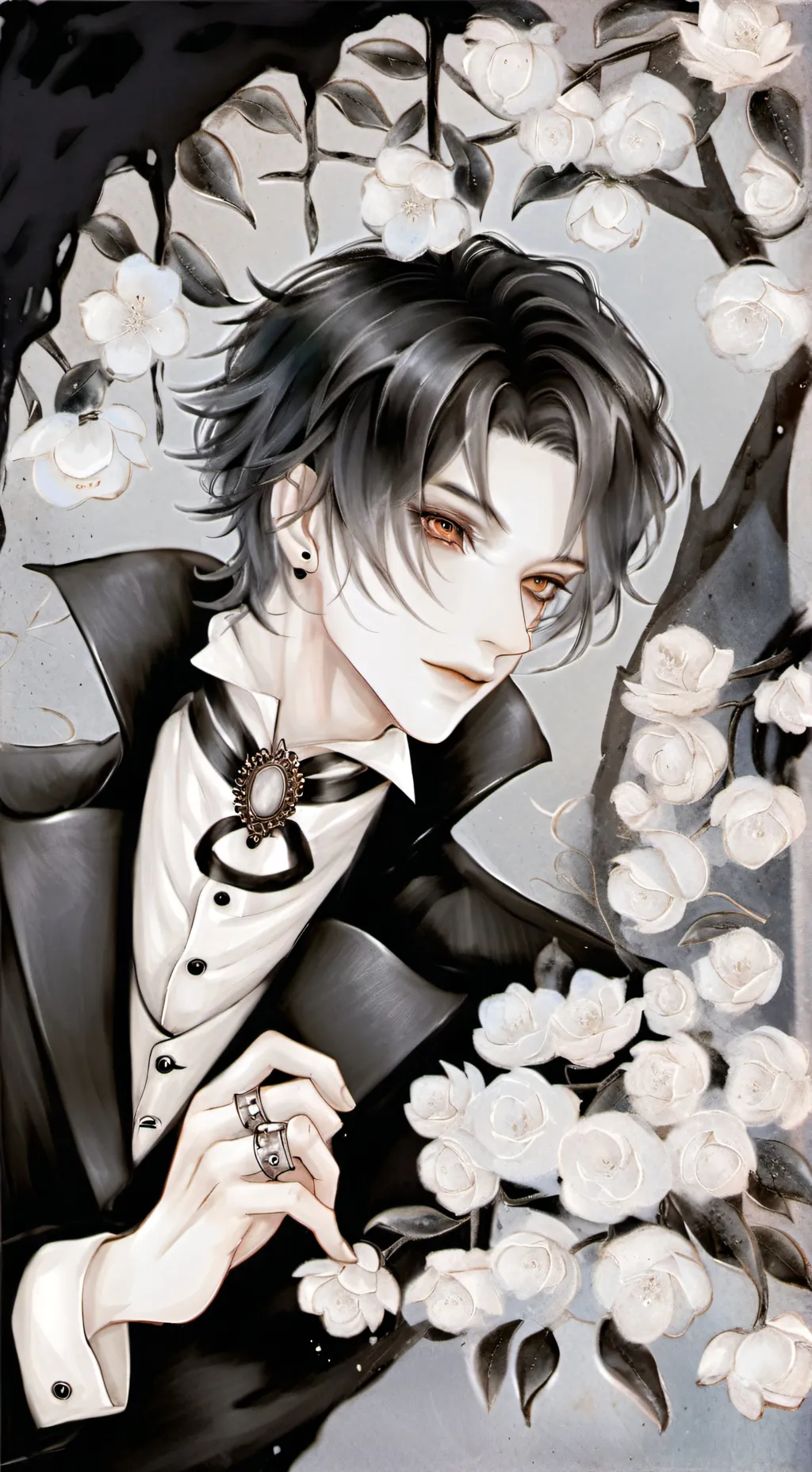 ai character: Sasuke x Y/N background