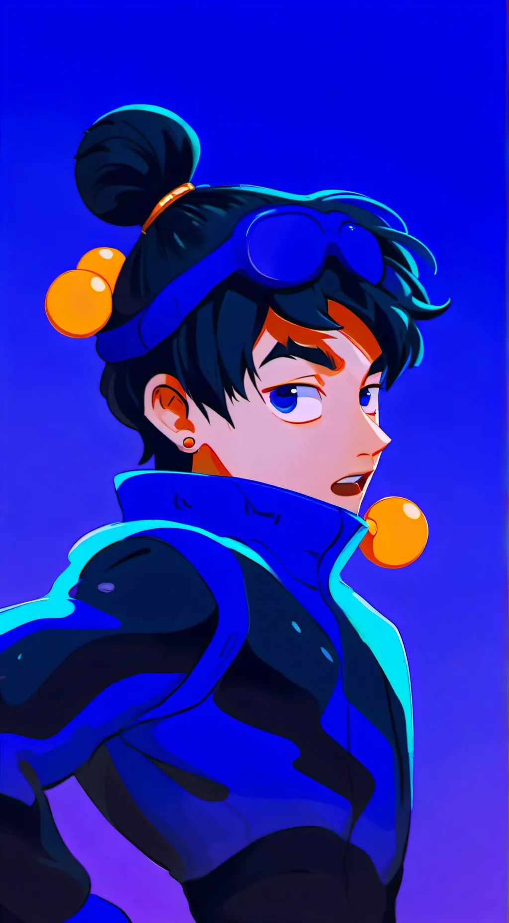 ai character: sonic boom background