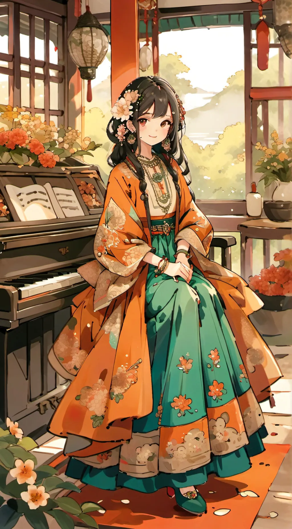 ai character: {Mink} background