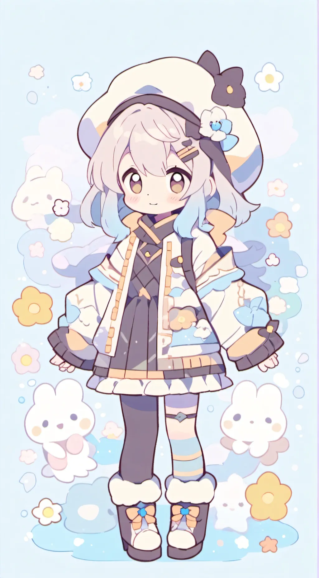 ai character: My Melody ツ🦄🍡 background