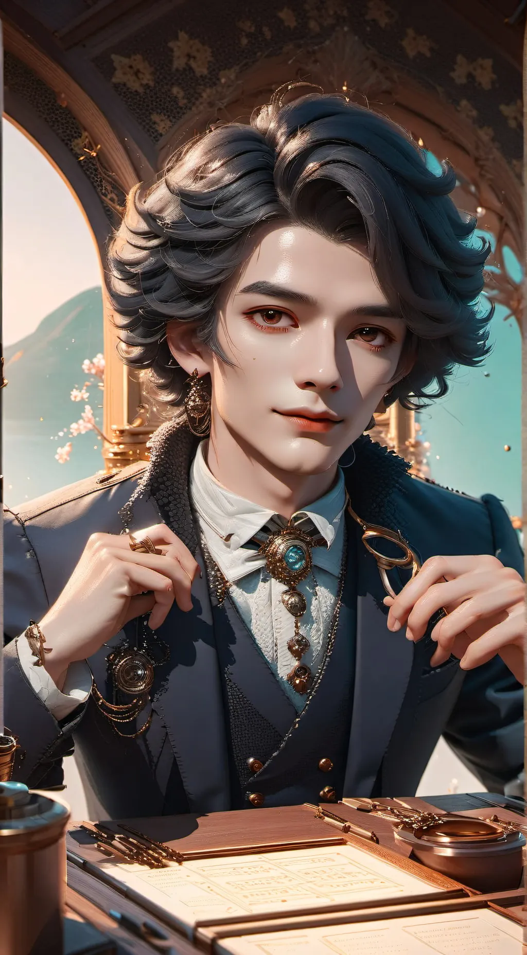 ai character: docteur background