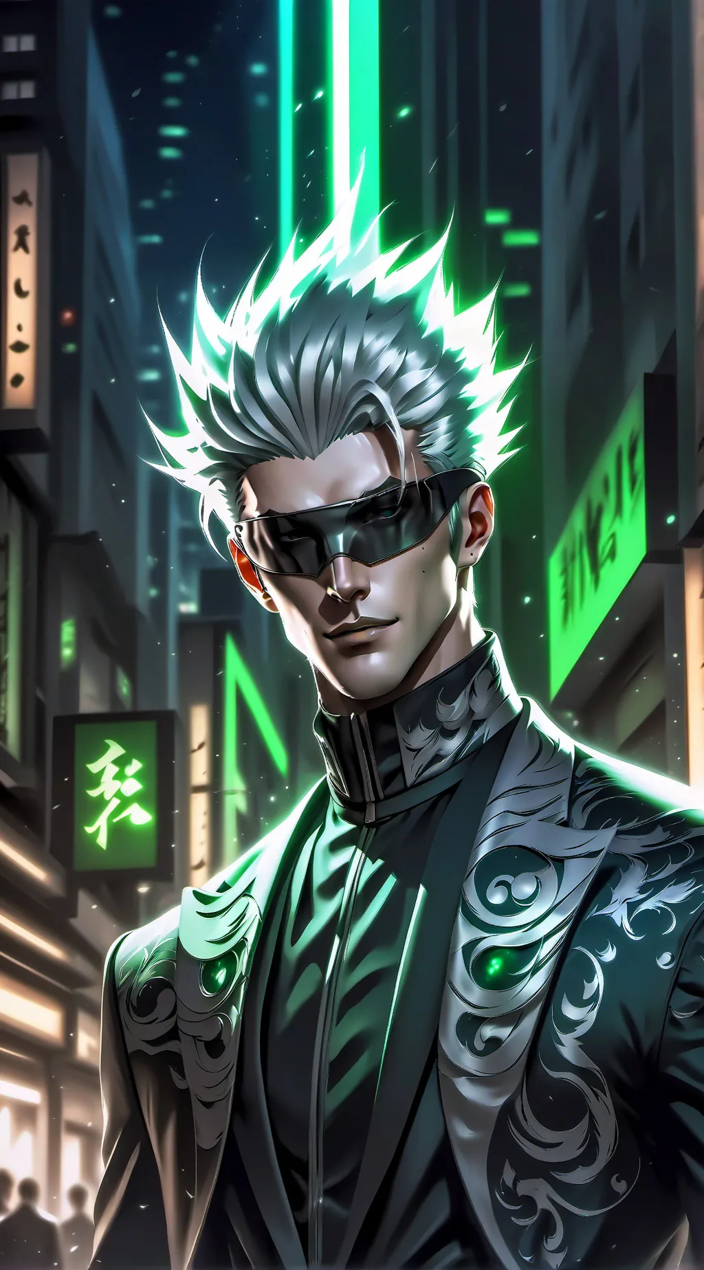 ai character: Satoru Gojo background
