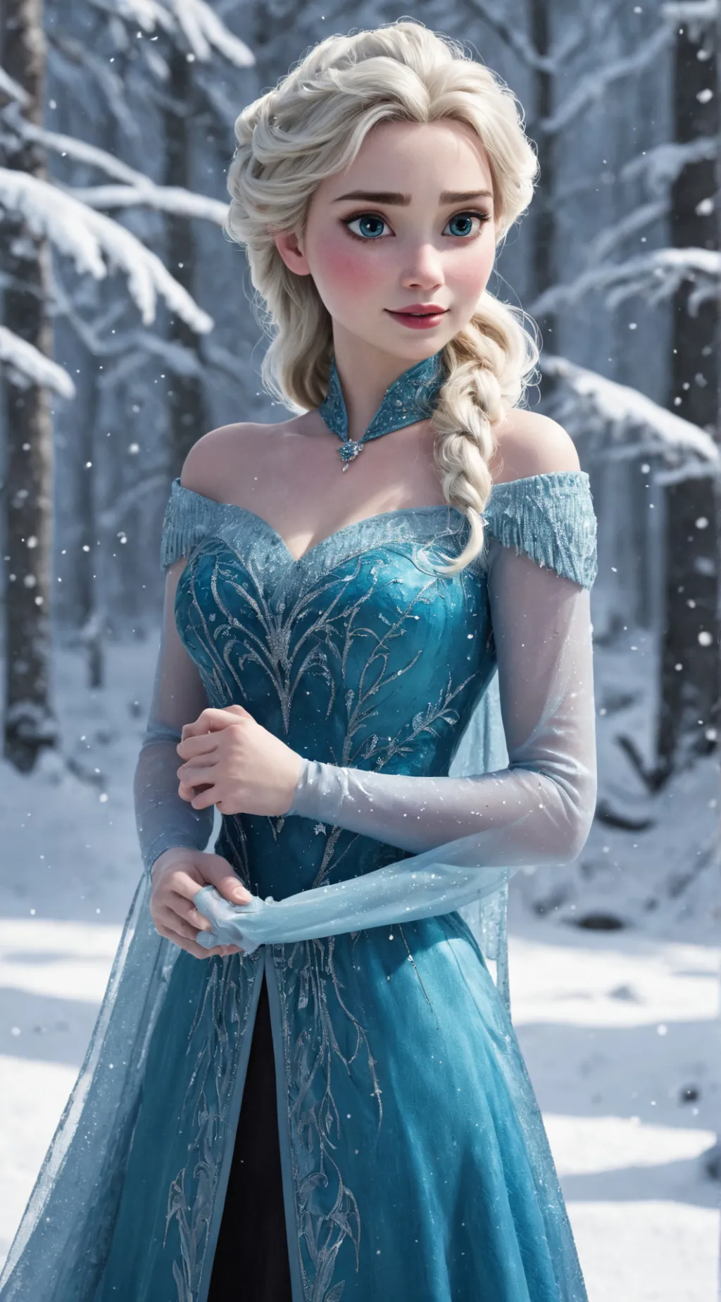 ai character: Elsa background