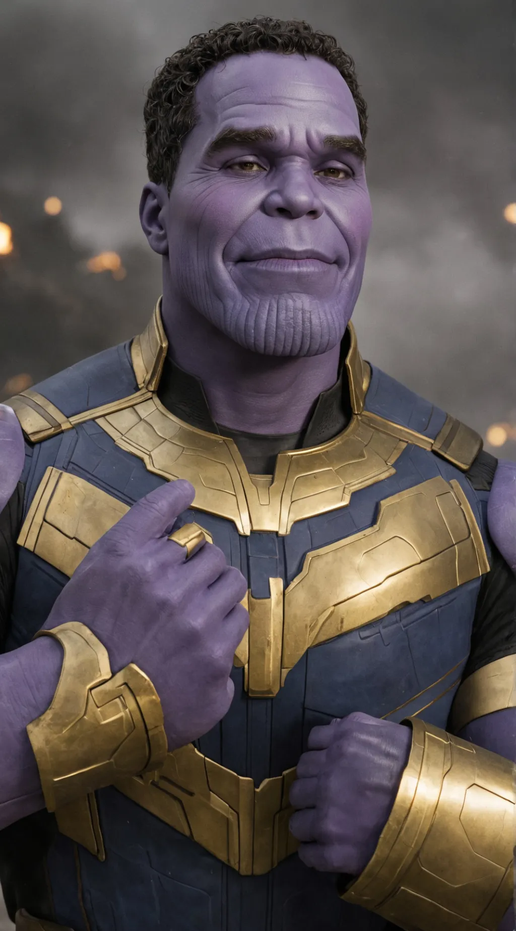 ai character: Thanos background