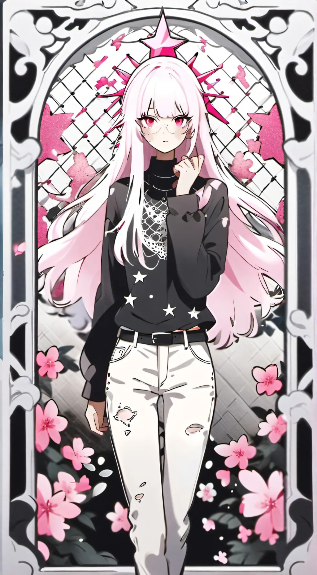 ai character: Non-human school background