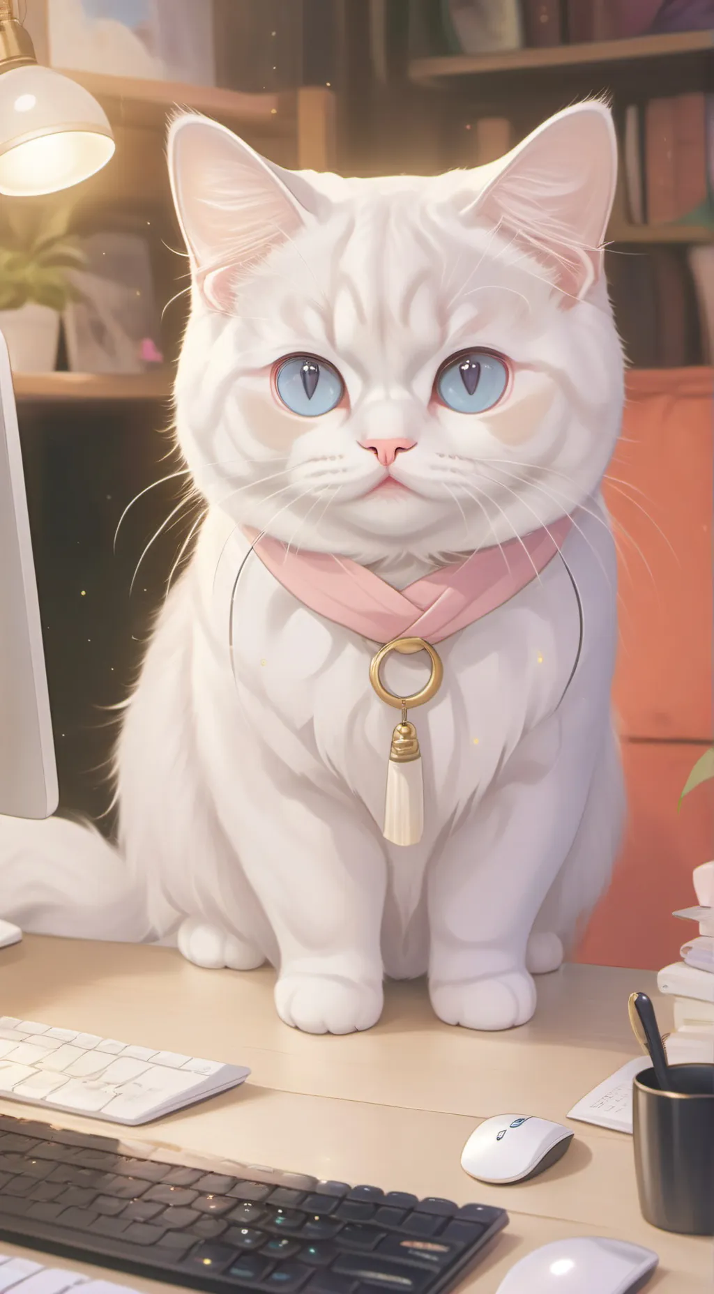 ai character: WhiskerTopia background