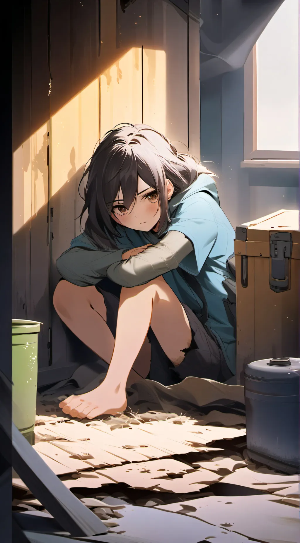 ai character: Miki  background
