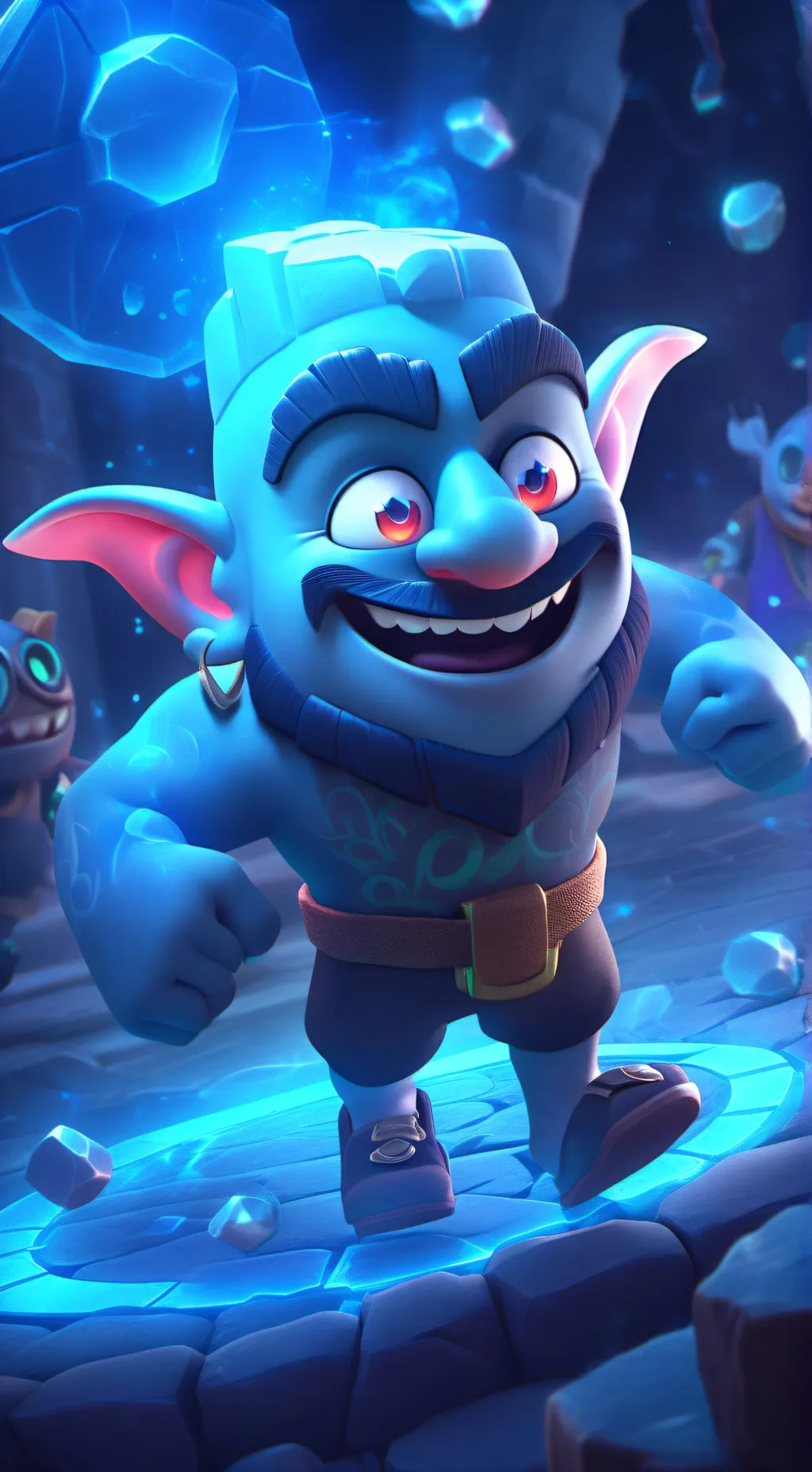 ai character: diamond guy background