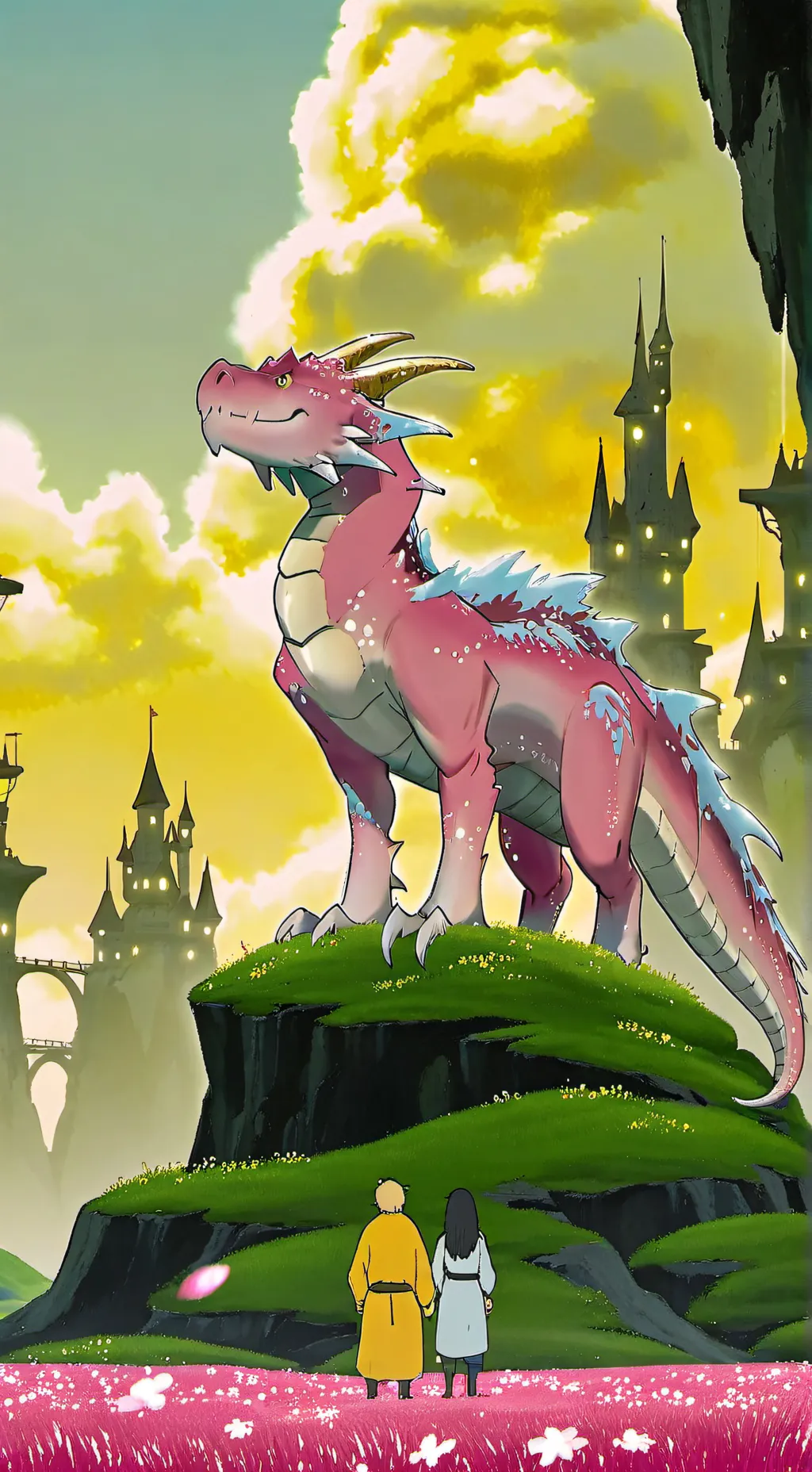 ai character: gem stone dragons🔮 background