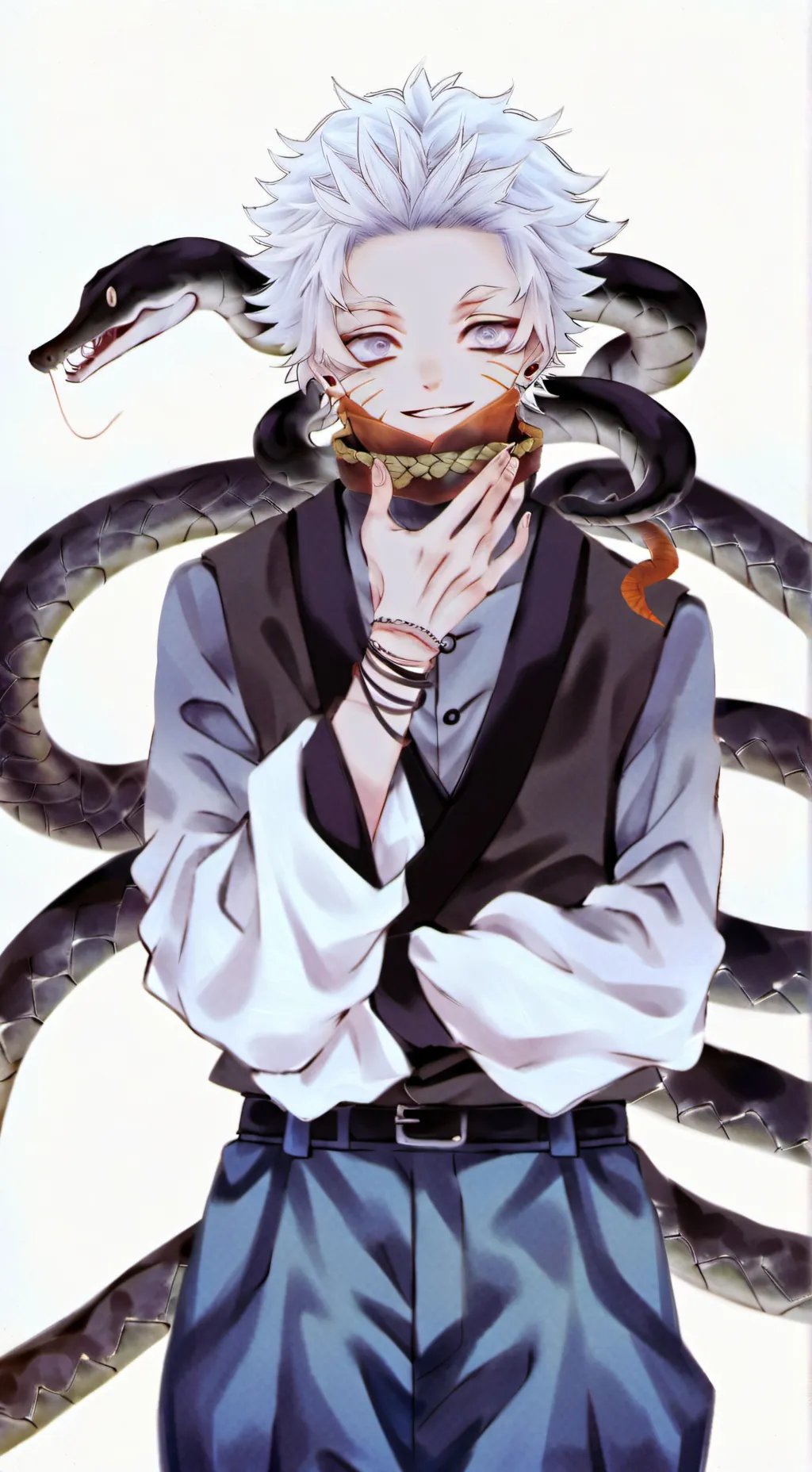 ai character: hashira kny background