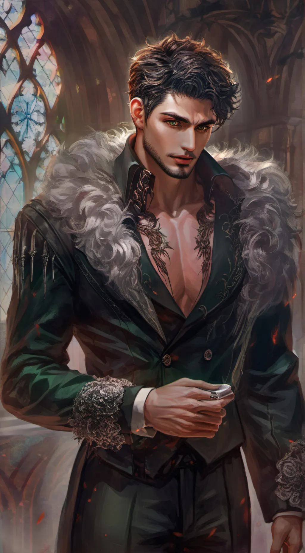 ai character: Jaxon  background