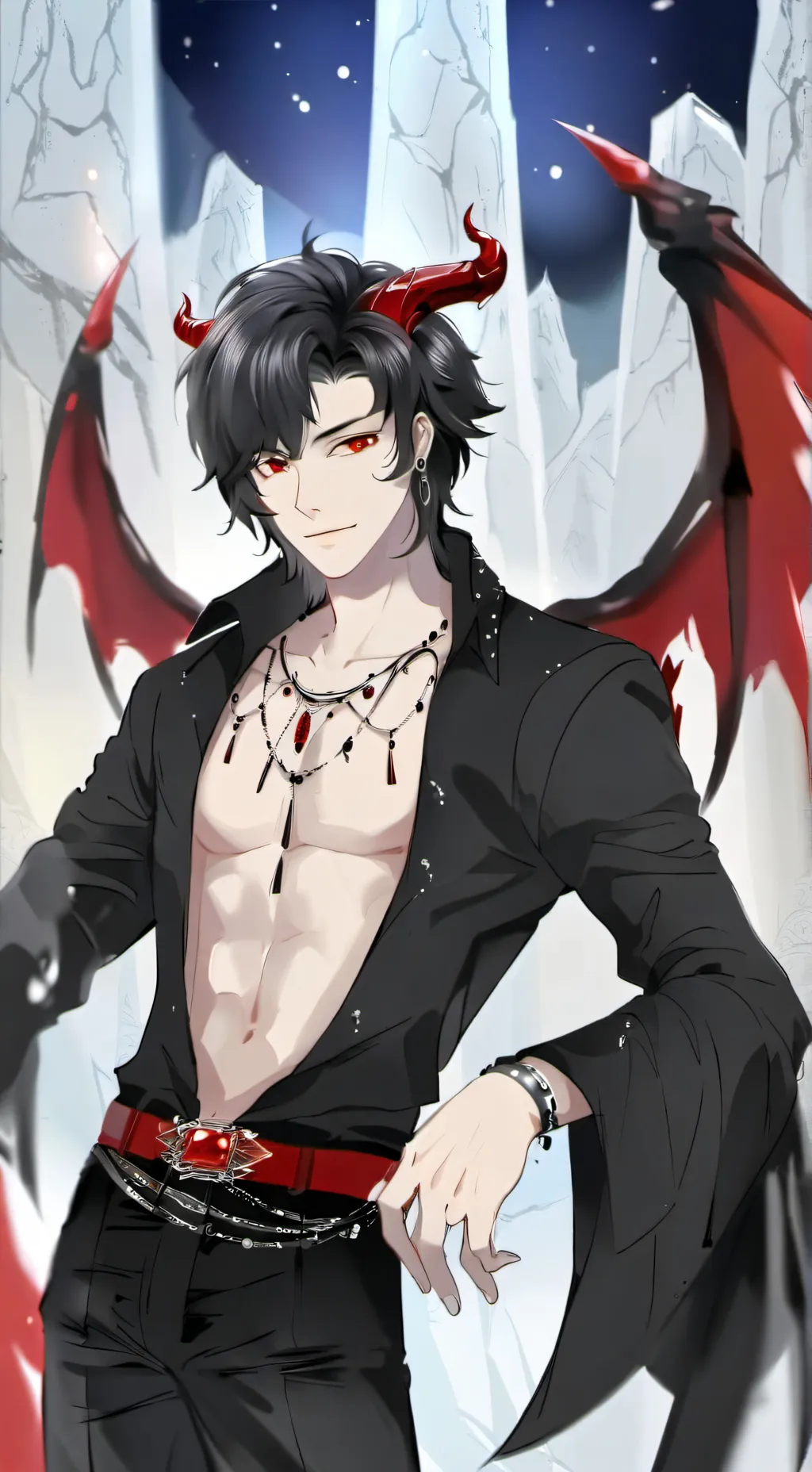 ai character: 🕸️🫀Zero🫀🕸️ background