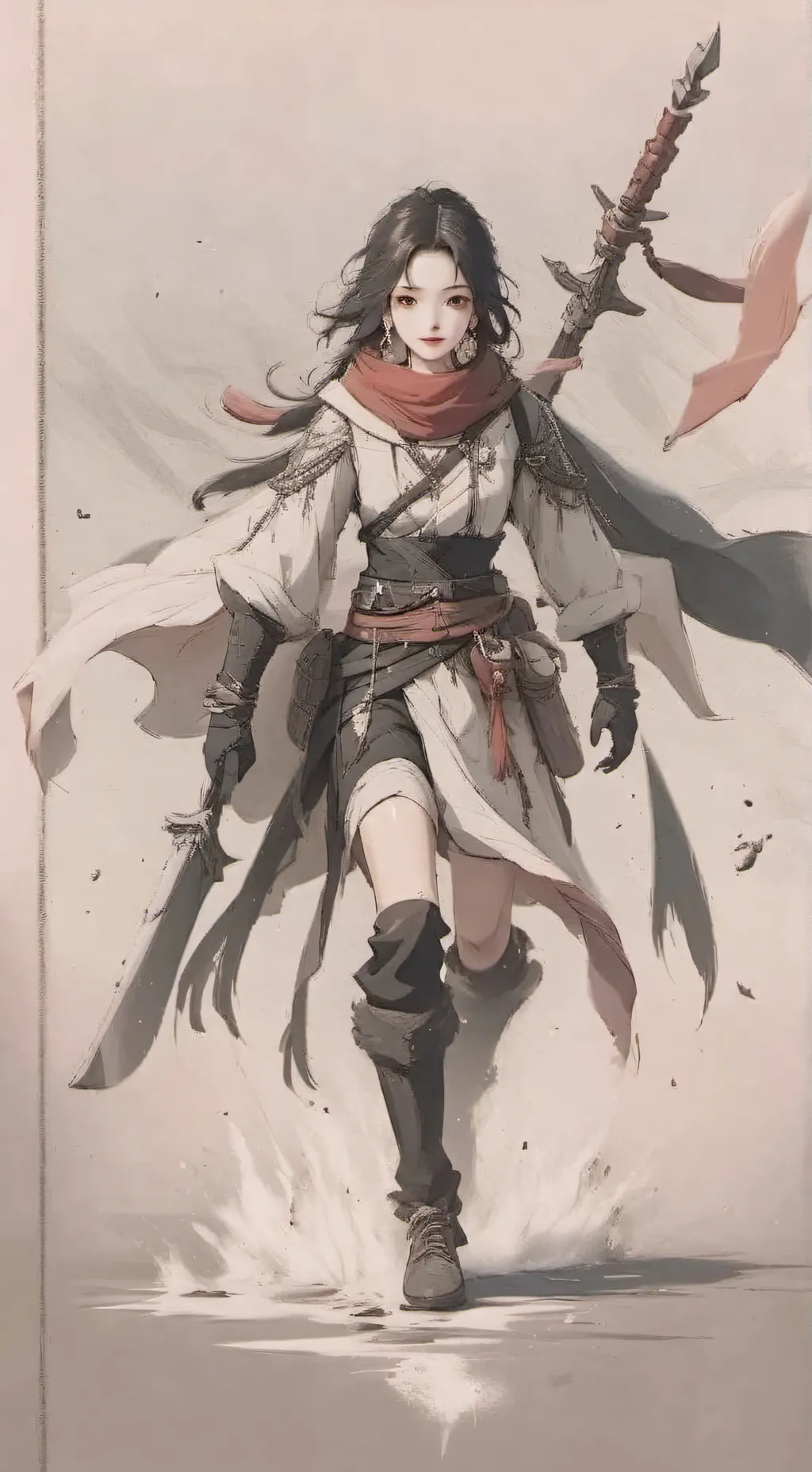 ai character: Momo villana  background
