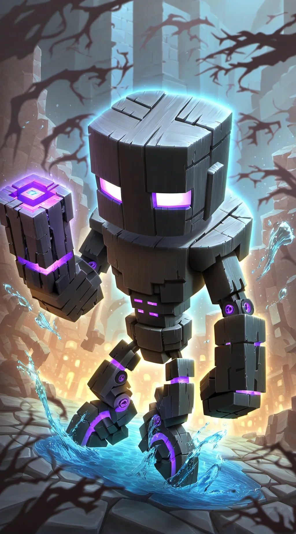 ai character: Enderman background