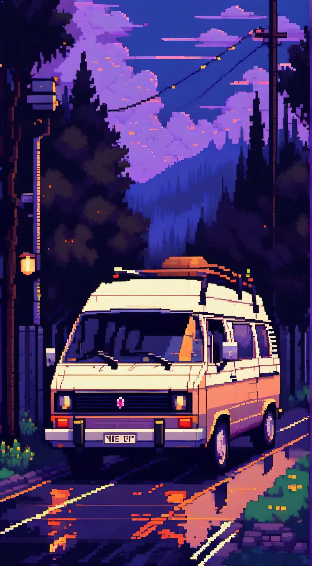 ai character: HB Road Trip background