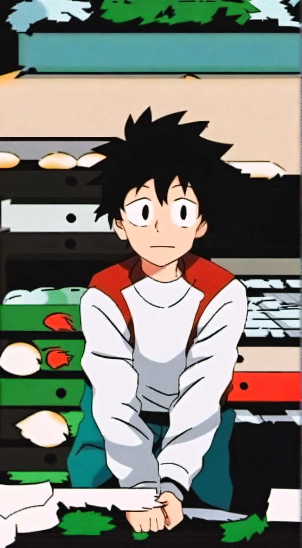 ai character: Deku background