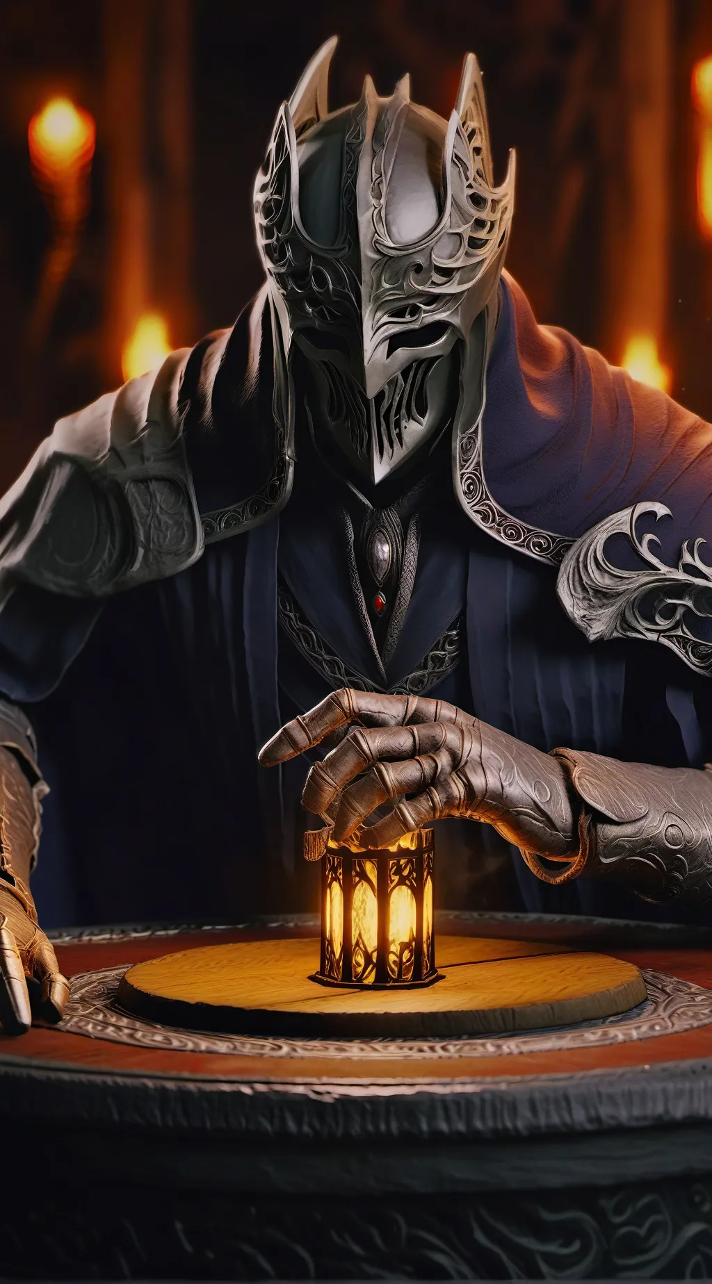 ai character: master feel. background