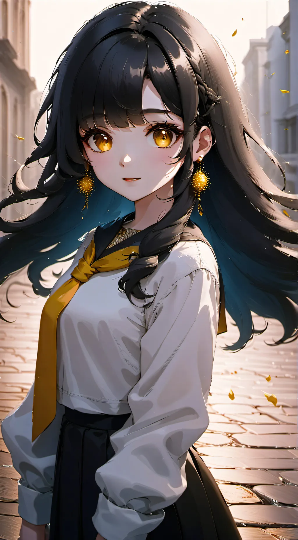 ai character: Ashley background