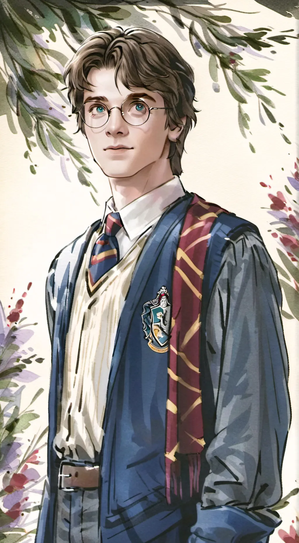ai character: Harry potter background