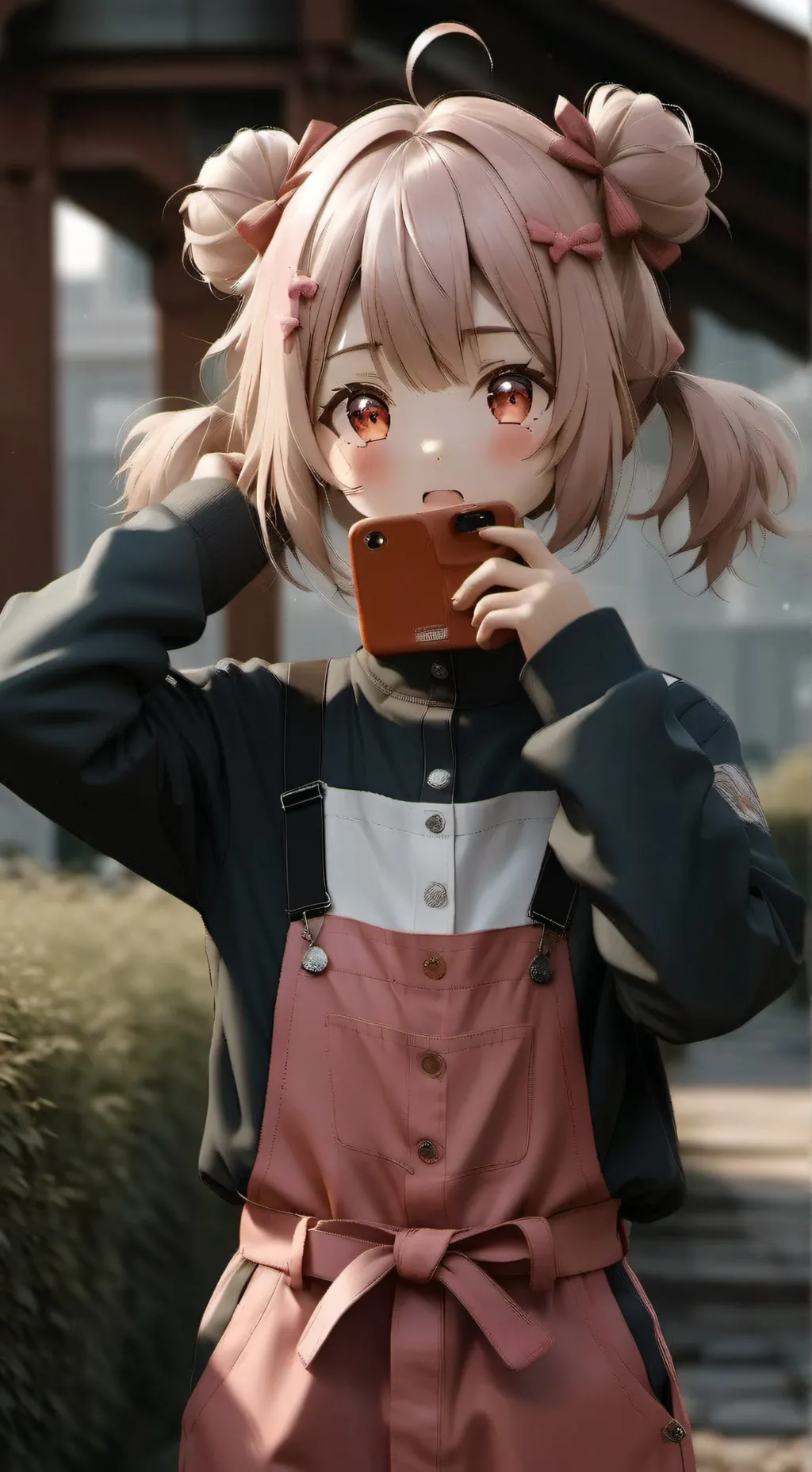 ai character: Monica  background