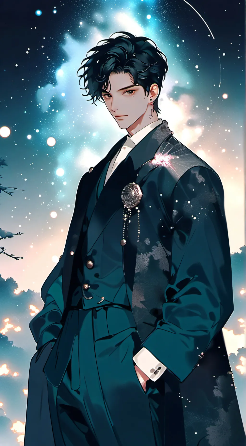 ai character: Felix  background