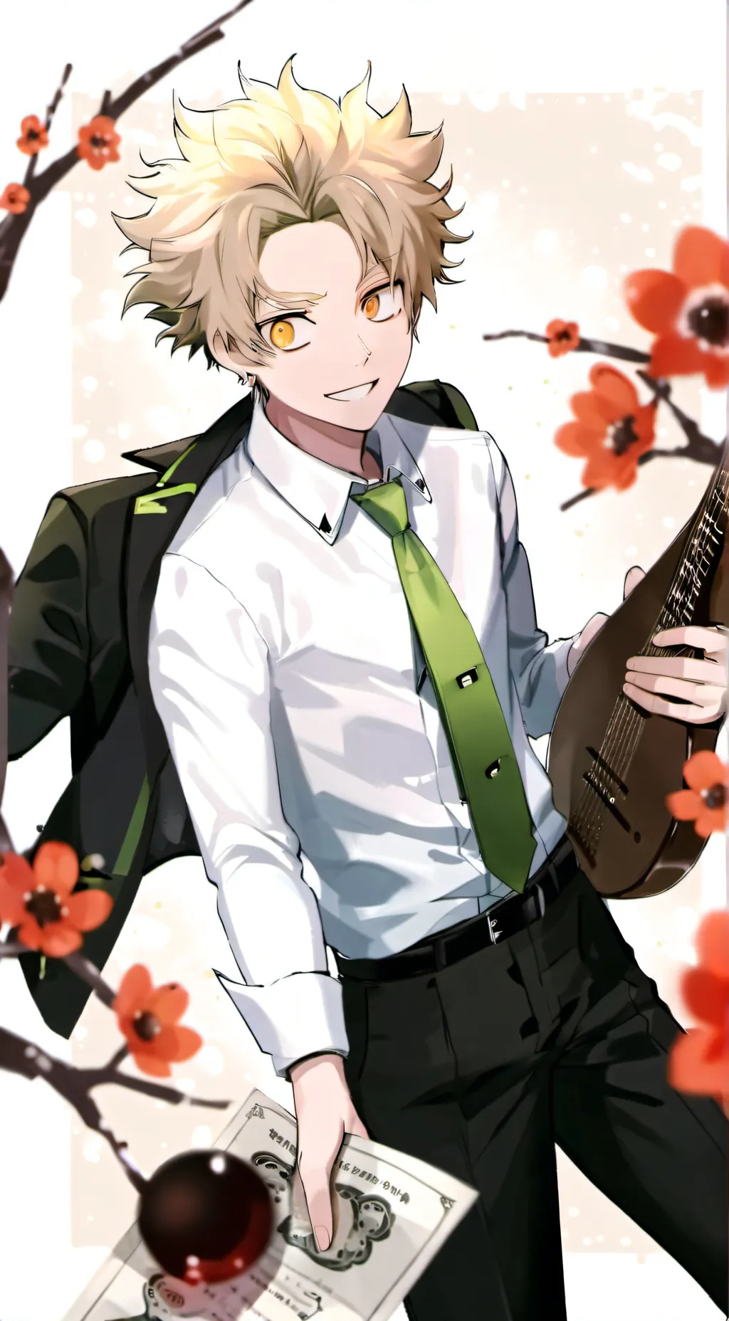ai character: 💚 BAKUGO 💚 background