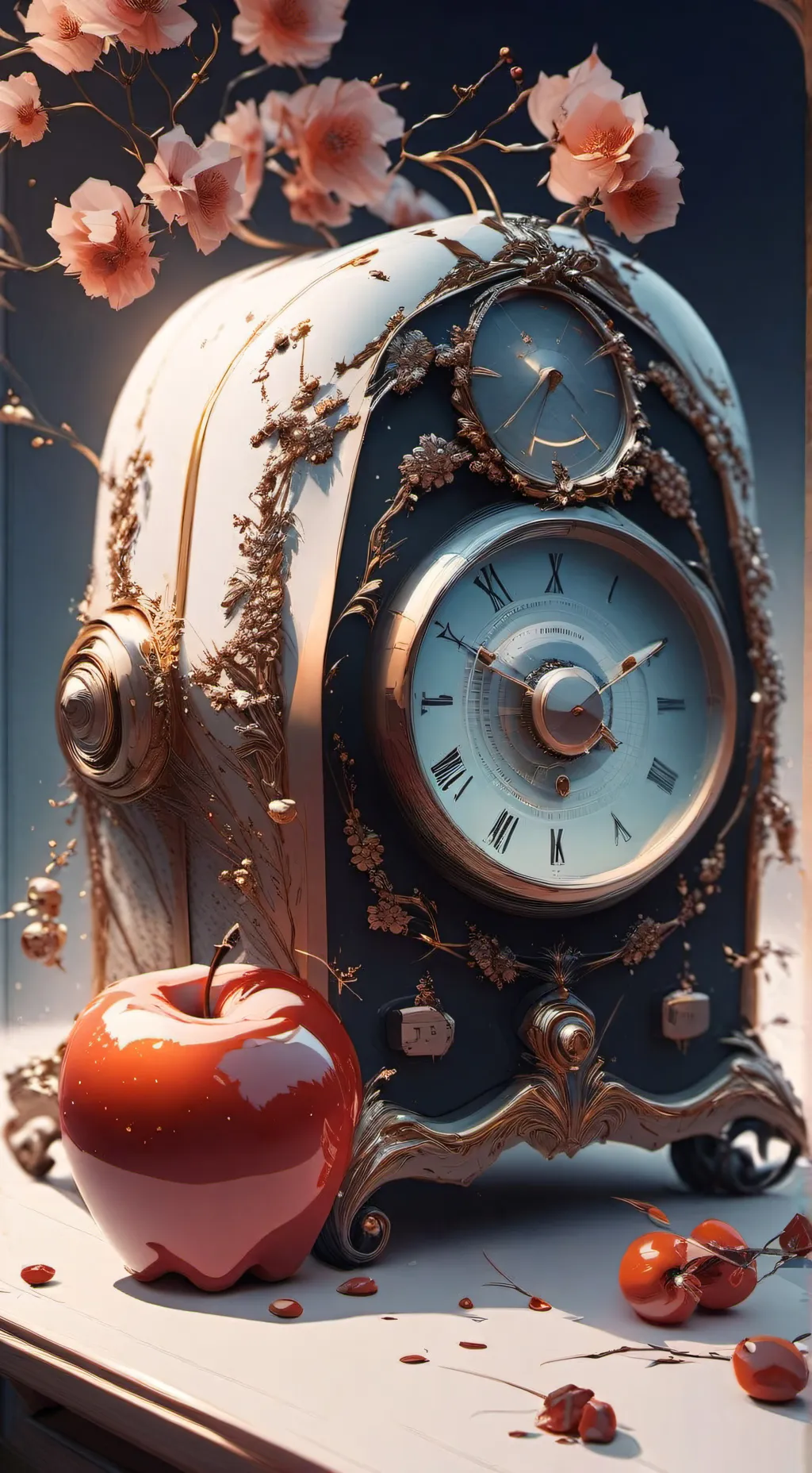 ai character: RadioApple background